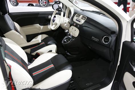 fiat 500 gucci interior|Fiat 500 Gucci edition.